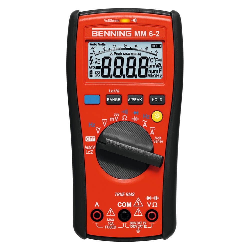 Digitale multimeter MM 6-2 True RMS 0.1mV-1000V AC/DC Digitale multimeter MM 6-2 True RMS 0.1mV-1000V AC/DC