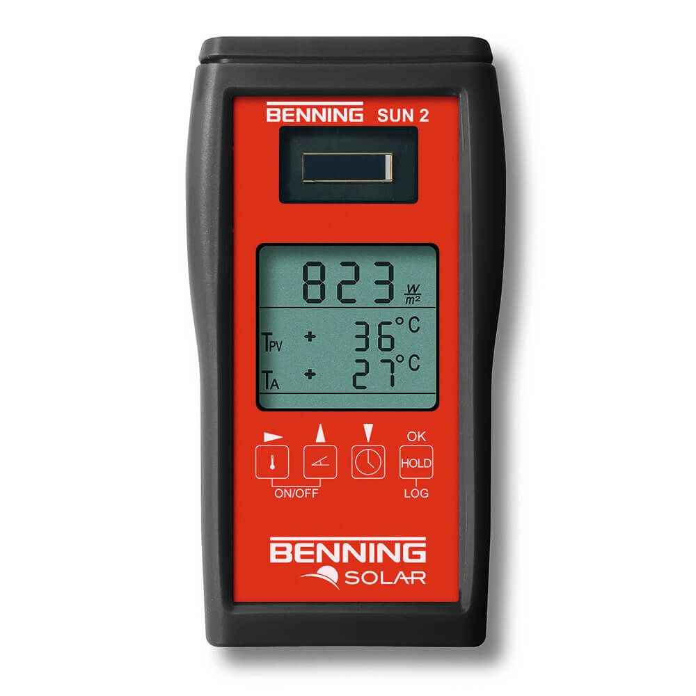 PV instralingsmeter en temperatuurmeter SUN 2 PV instralingsmeter en temperatuurmeter SUN 2