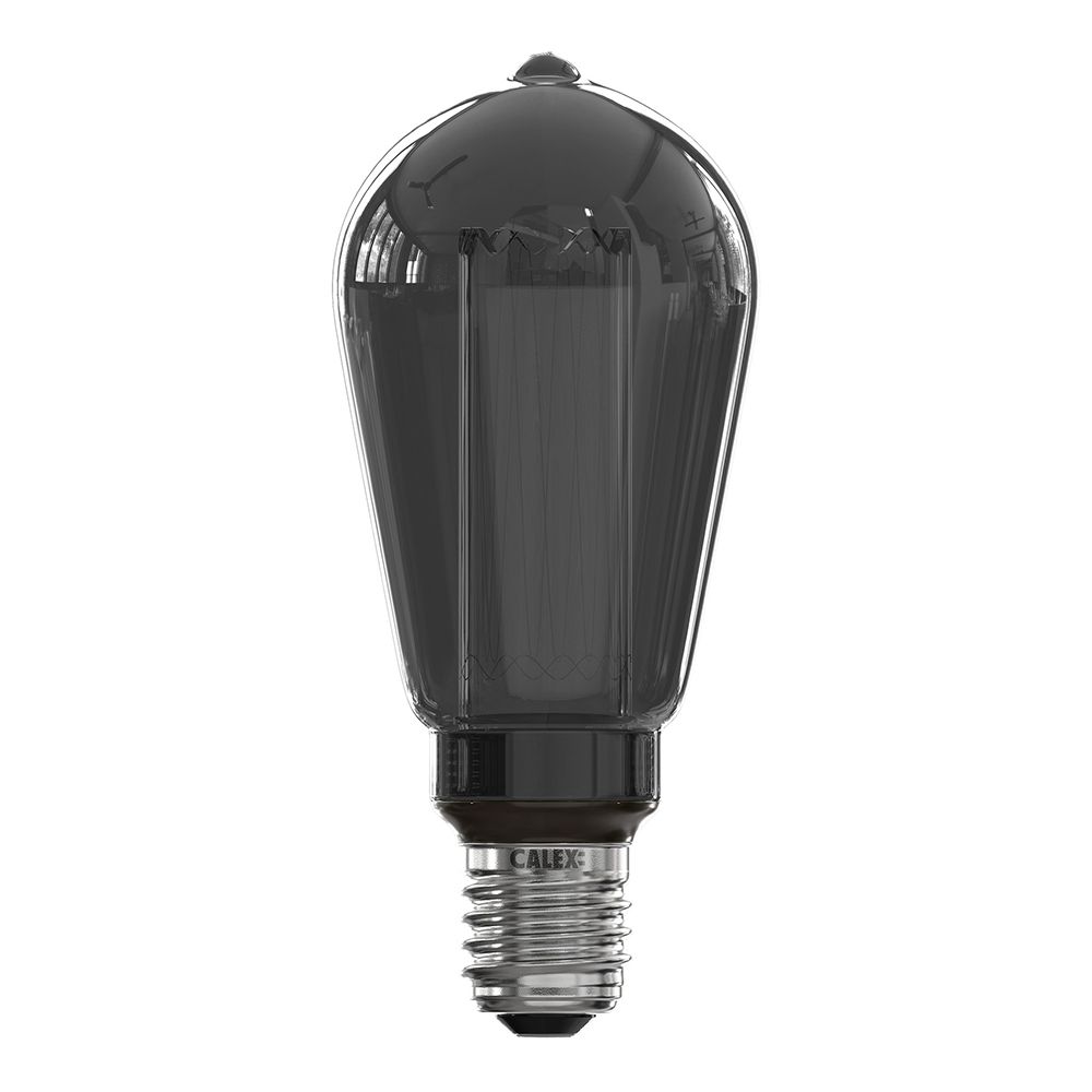 Calex LED Rustiek lamp titanium ST64 E27 3.5W 40lm 2000K dimbaar Calex LED Rustiek lamp titanium ST64 E27 3.5W 40lm 2000K dimbaar