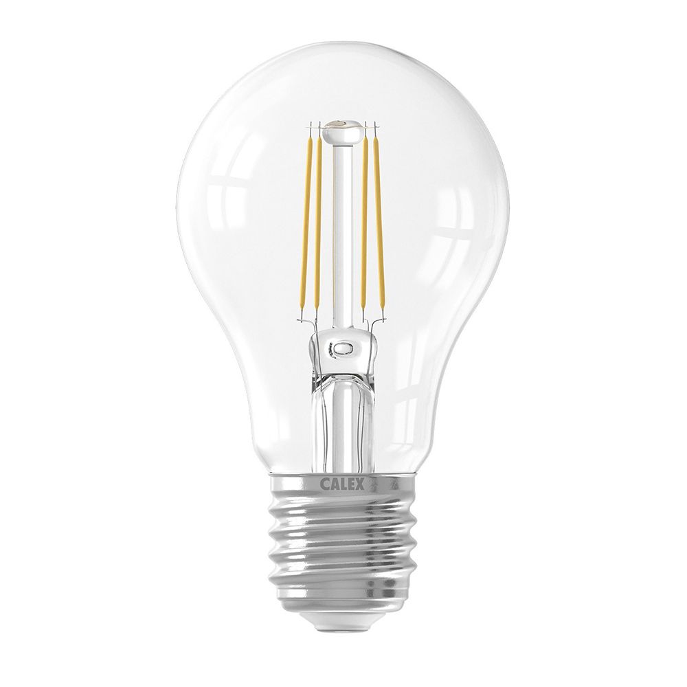 Calex LED Filament lamp helder A60 E27 4W 470lm 2700K dimbaar Calex LED Filament lamp helder A60 E27 4W 470lm 2700K dimbaar