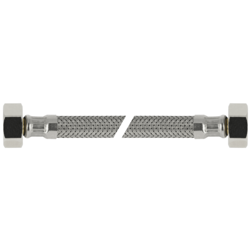 BONFIX RVS flex. aansluitleiding 50 cm 3/8" bi x 3/8" bi