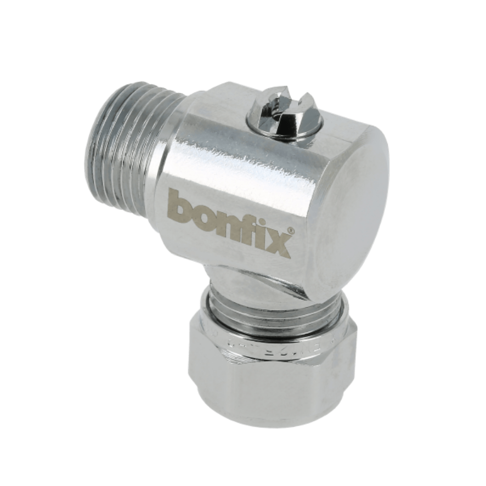 BONFIX Kogelstopkraan haaks knel 3/8 x 15 (schroevendraaier)