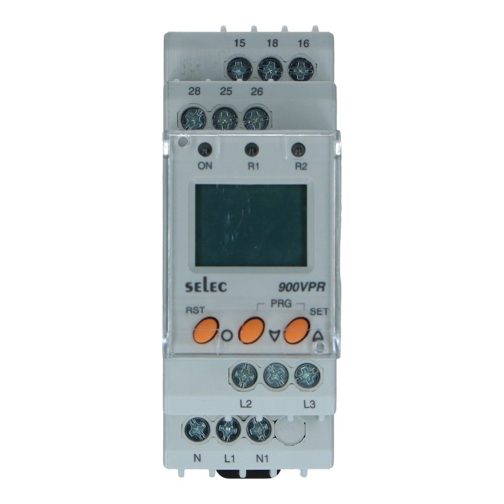 Spanningcontrole relais digitaal 160-600VAC Spanningcontrole relais digitaal 160-600VAC