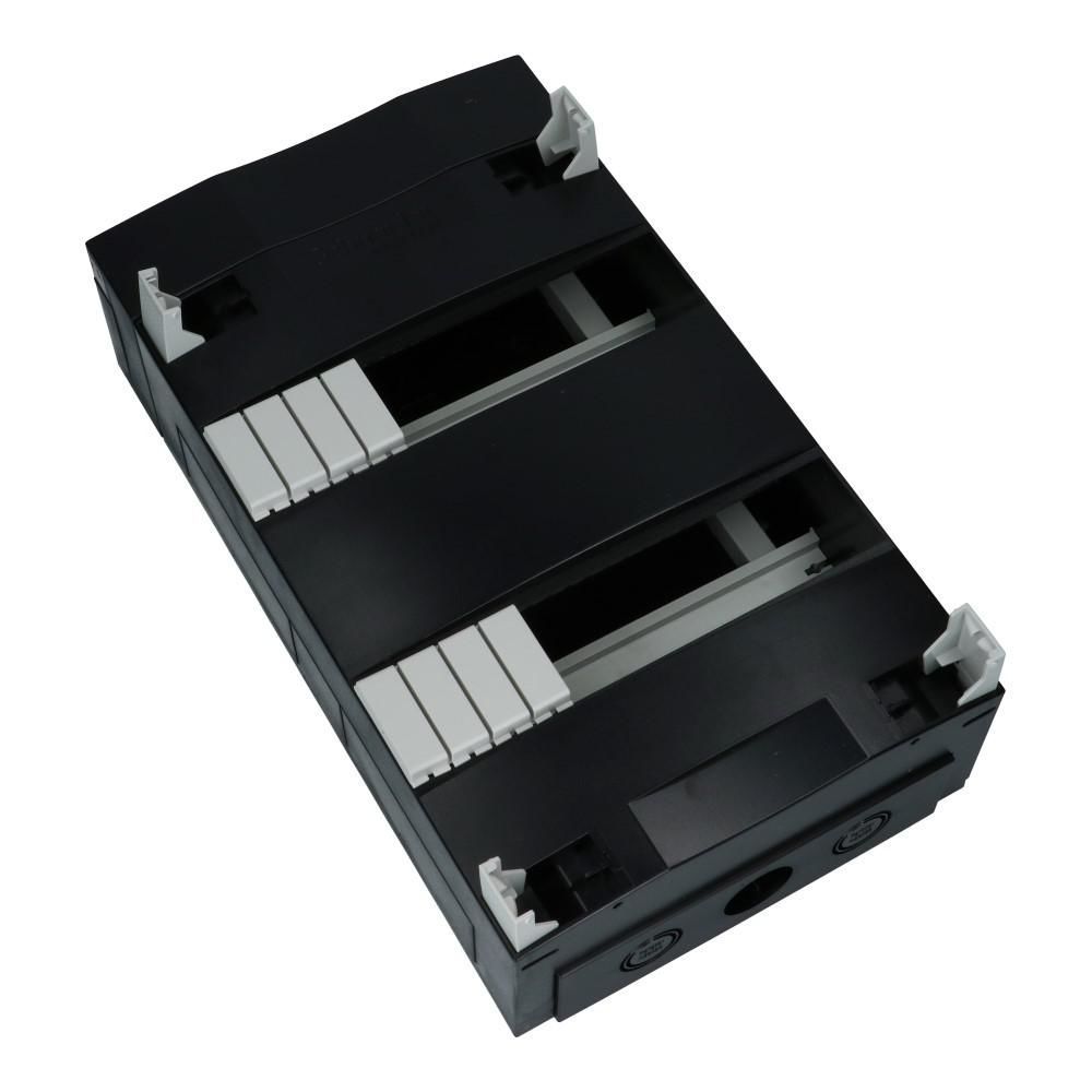 Groepenkast 1 fase 4 groepen + wcd Resi9 Groepenkast 1 fase 4 groepen + wcd Resi9