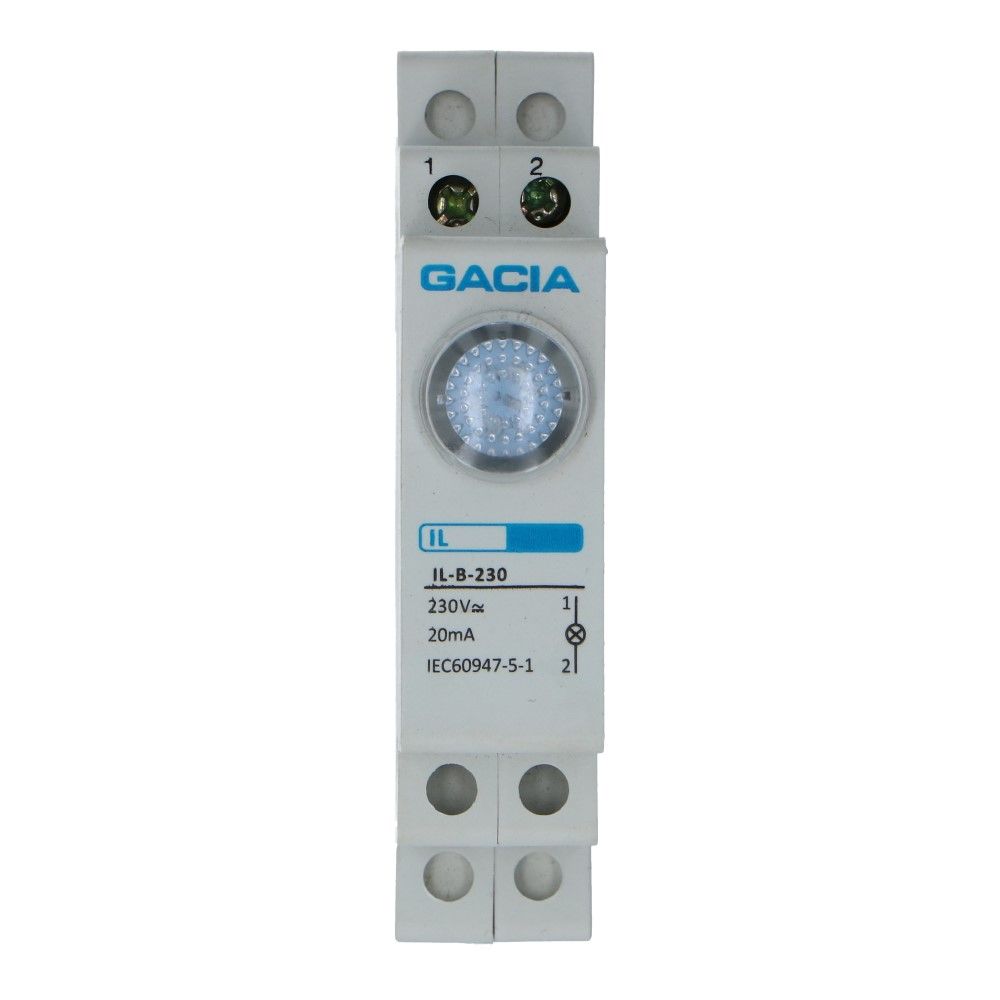 Indicatie led blauw 230VAC Indicatie led blauw 230VAC