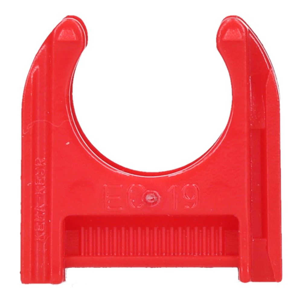 Kunststof buisklem Rood diameter 3/4inch 19mm - 200 stuks Kunststof buisklem Rood diameter 3/4inch 19mm - 200 stuks