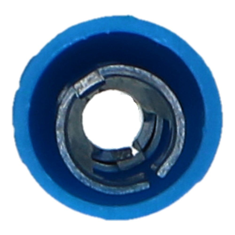 Kabelschoen rondcontrastekker B-3.95mm L-12mm Blauw Lang - 100 stuks Kabelschoen rondcontrastekker B-3.95mm L-12mm Blauw Lang - 100 stuks