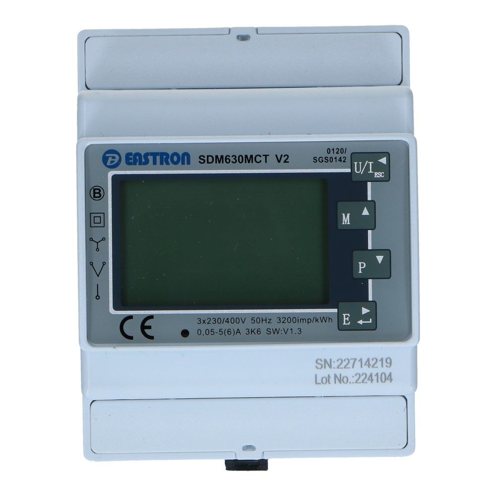 kWh meter 3 fase MULTI 5-6000A MID Factureerbaar Indirect kWh meter 3 fase MULTI 5-6000A MID Factureerbaar Indirect