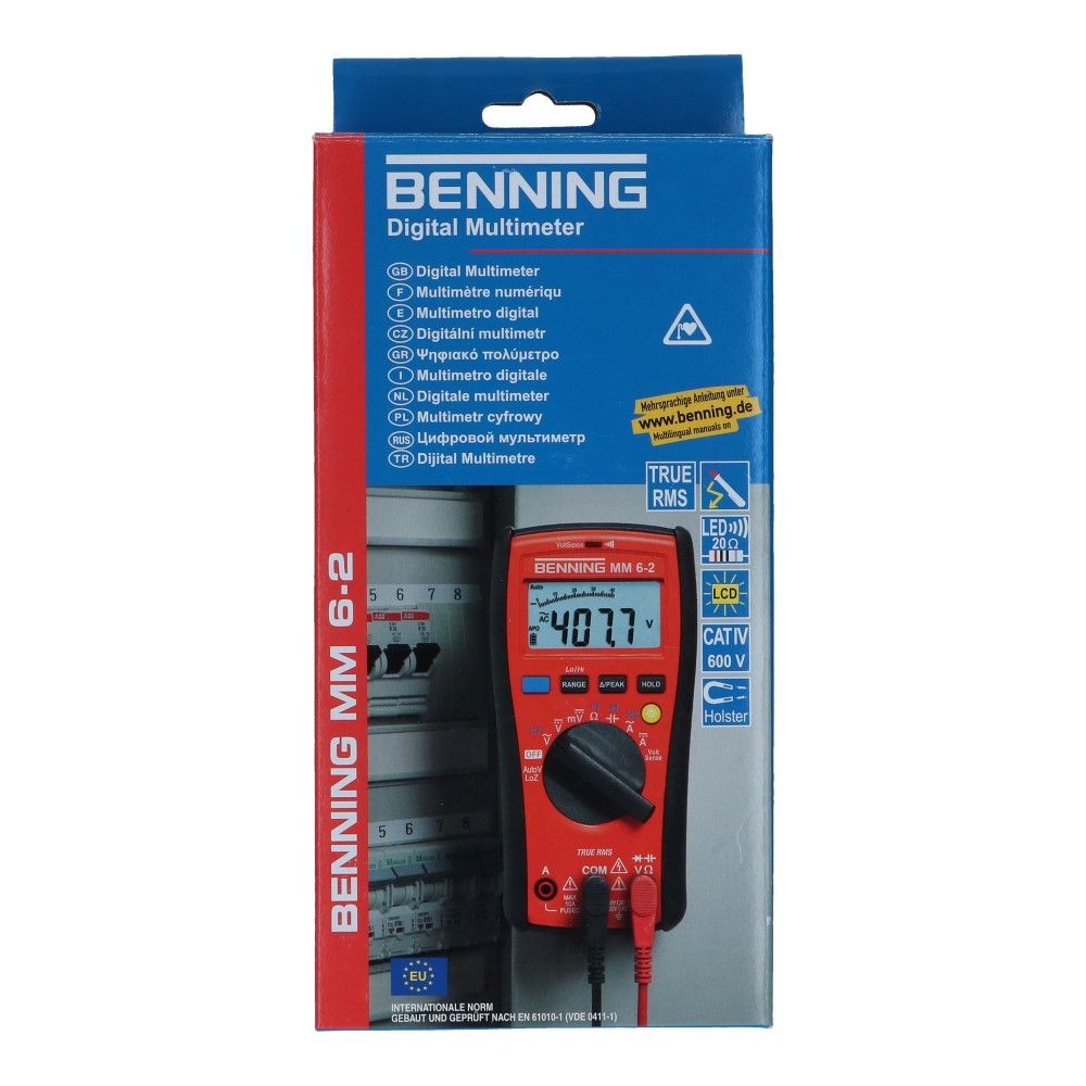 Digitale multimeter MM 6-2 True RMS 0.1mV-1000V AC/DC Digitale multimeter MM 6-2 True RMS 0.1mV-1000V AC/DC
