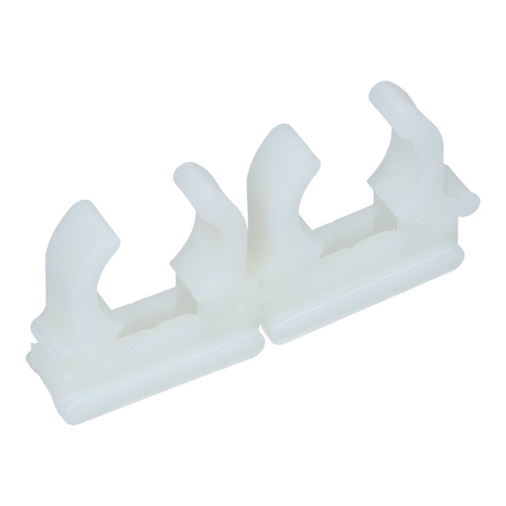 Universele klembeugel 25-28mm transparant - 50 stuks Universele klembeugel 25-28mm transparant - 50 stuks