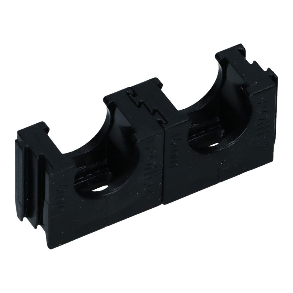 Klemblok UV-bestendig zwart 16mm Polfix+ UVS - 150 stuks Klemblok UV-bestendig zwart 16mm Polfix+ UVS - 150 stuks