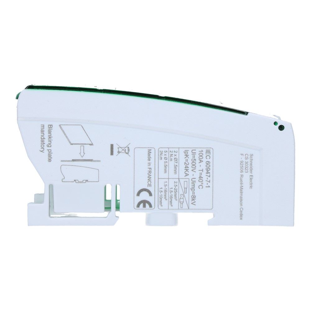 Verdeelblok DS 100A 4 rijen 7 aansluitingen 500VAC Verdeelblok DS 100A 4 rijen 7 aansluitingen 500VAC