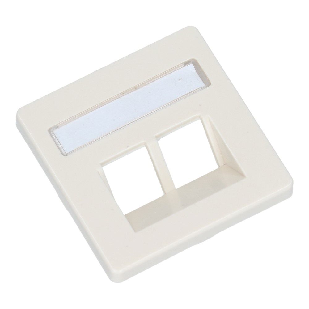 Centraalplaat MIKRO 1014 datacontactdoos 2xRJ45