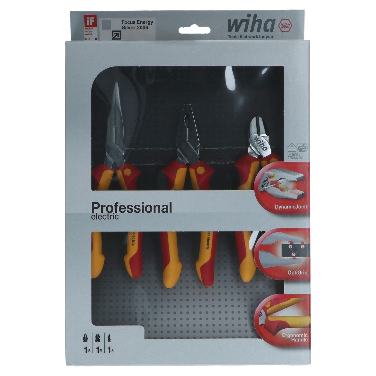 Tangenset Professional electric 3-delig Tangenset Professional electric 3-delig