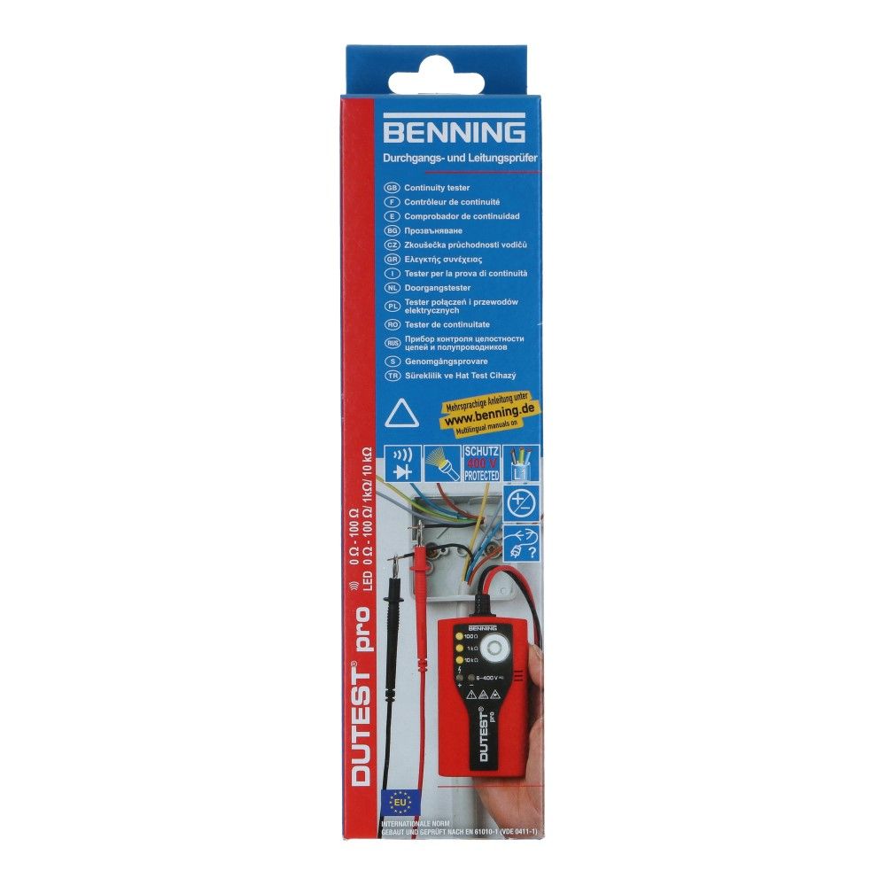 Dutest Pro doorgangs- en bedradingtester Dutest Pro doorgangs- en bedradingtester