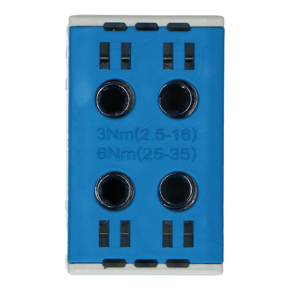 Aftakklem CK2 blauw 2.5mm² t/m 35mm² tweevoudig Aftakklem CK2 blauw 2.5mm² t/m 35mm² tweevoudig
