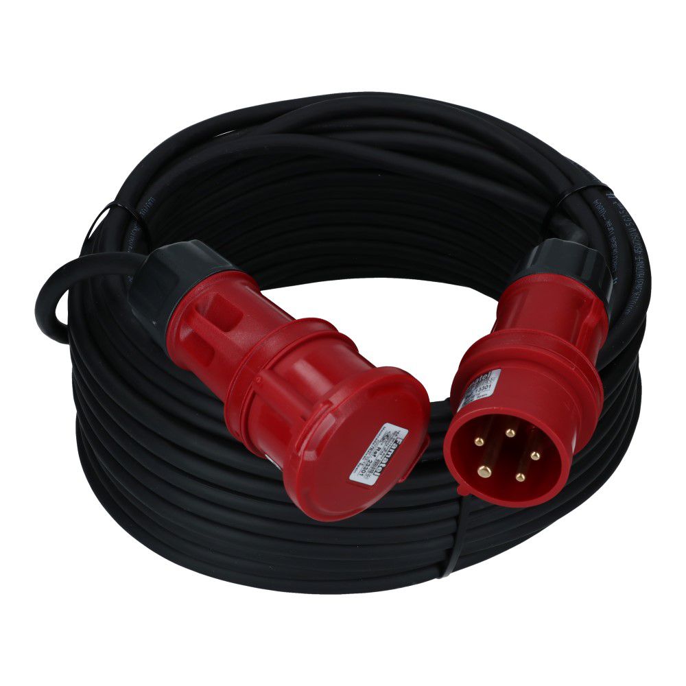 CEE verlengkabel 5 polig 16A 5x1.5mm² 25 meter IP44 H07RN-F