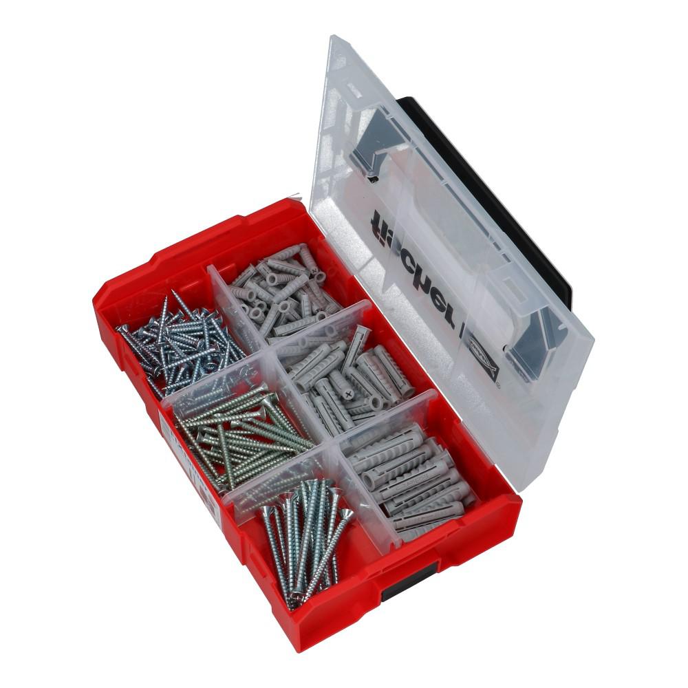 Nylon plug SX Fixtainer assortiment plug met schroef