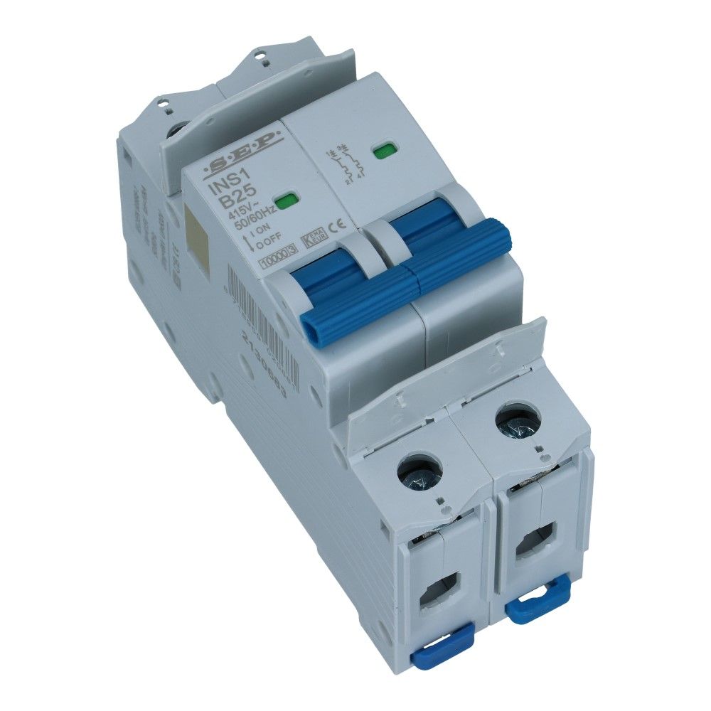 Installatieautomaat  2 polig 16A karakteristiek C 10/15kA INS1
