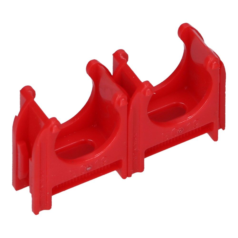 Kunststof buisklem Rood diameter 3/4inch 19mm - 200 stuks Kunststof buisklem Rood diameter 3/4inch 19mm - 200 stuks