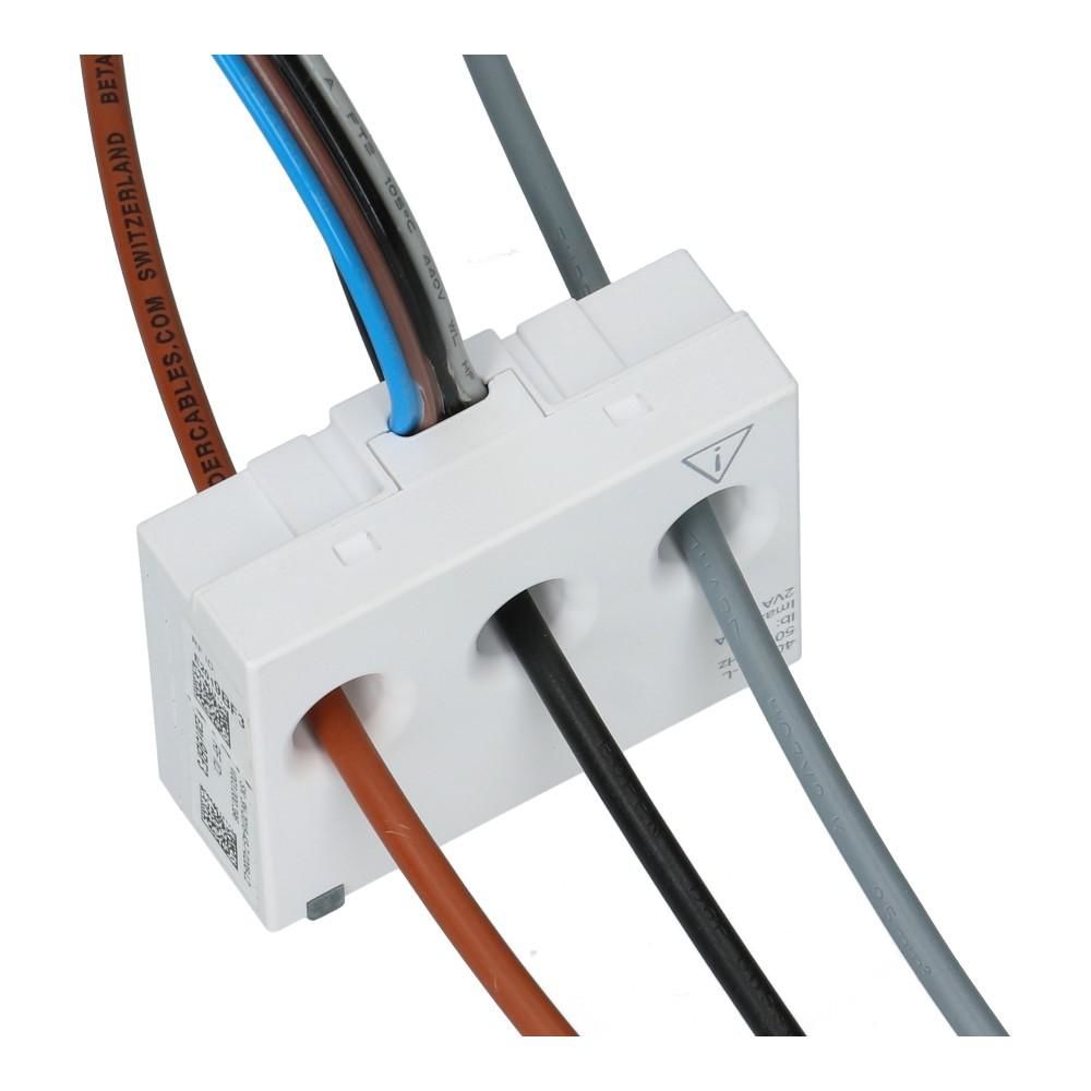 Acti9 PowerTag 3 polig + nul ondermontage pitch 9mm Acti9 PowerTag 3 polig + nul ondermontage pitch 9mm