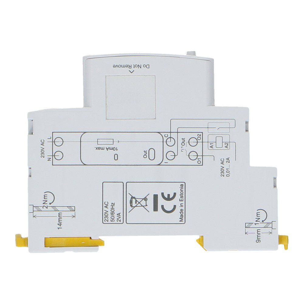 Acti9 Powertag 1 ingang 230Vac en 1 uitgang 230Vac 2A Acti9 Powertag 1 ingang 230Vac en 1 uitgang 230Vac 2A