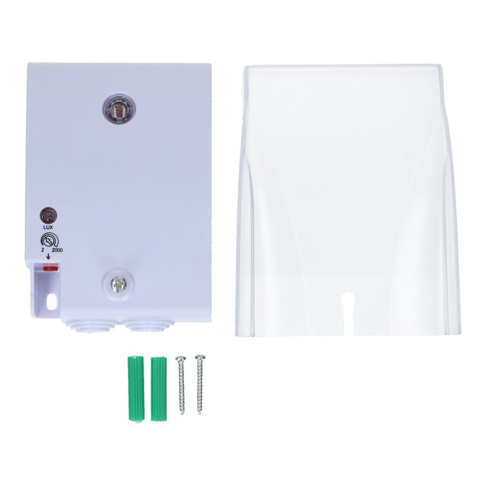 Schemerschakelaar 2-2000 lux 1200W IP54 230VAC Schemerschakelaar 2-2000 lux 1200W IP54 230VAC