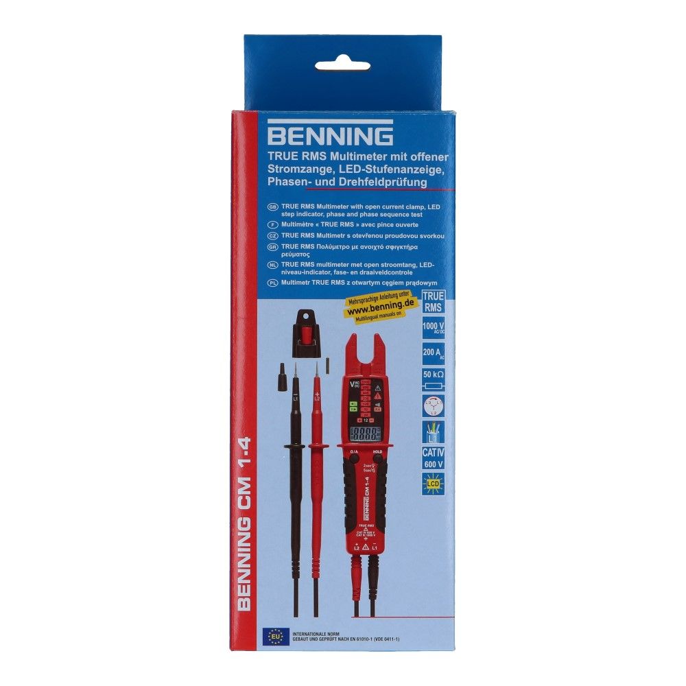 Ampèretang  CM 1-4 True RMS 100mA-200A AC  Ampèretang  CM 1-4 True RMS 100mA-200A AC