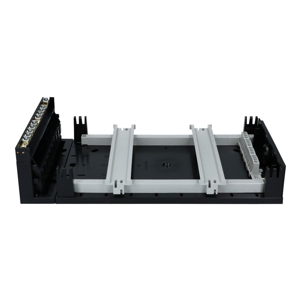 Ledige groepenkast 2x12 modules met verhoogd met buisinvoer Ledige groepenkast 2x12 modules met verhoogd met buisinvoer