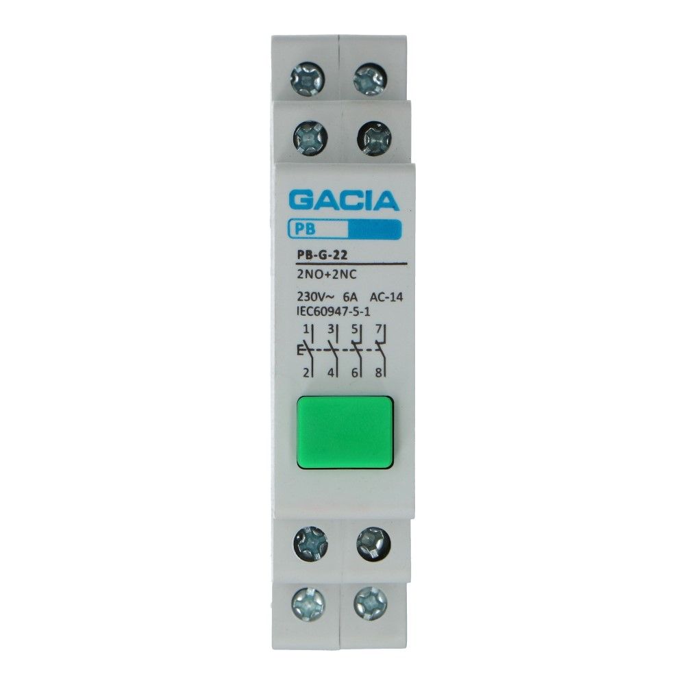 Pulsdrukknop groen 2xmaak 2xverbreek Pulsdrukknop groen 2xmaak 2xverbreek