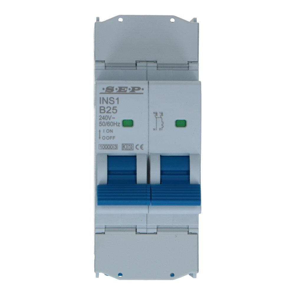 Installatieautomaat  1 polig + nul 16A karakteristiek C 10/15kA INS1 Installatieautomaat  1 polig + nul 16A karakteristiek C 10/15kA INS1