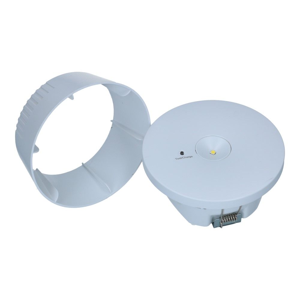Noodverlichting spot inbouw/opbouw IP20 anti paniekverlichting Noodverlichting spot inbouw/opbouw IP20 anti paniekverlichting