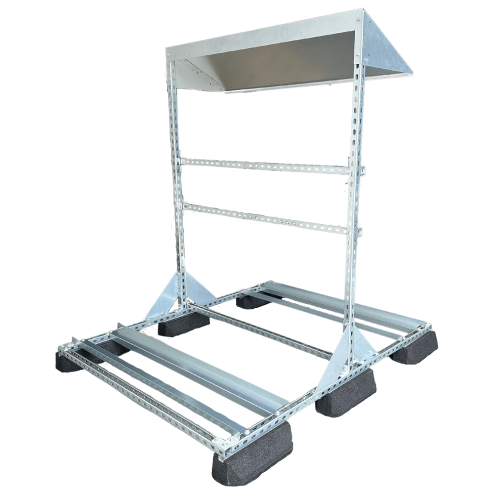 Trayco Solar Shelter Staand - LxBxH =1800x1500x1860 Ultra Galva Trayco Solar Shelter Staand - LxBxH =1800x1500x1860 Ultra Galva