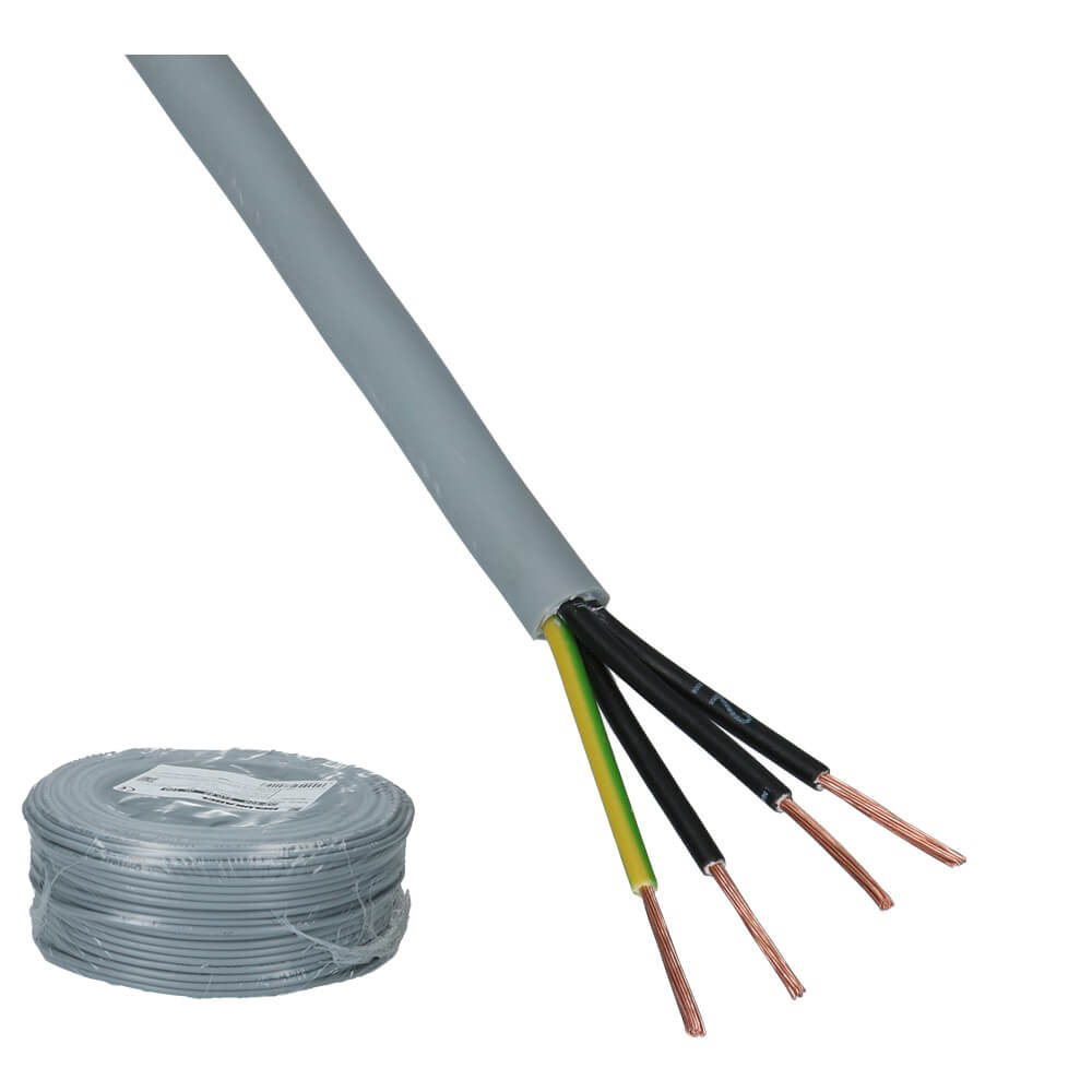 Stuurstroomkabel JZ-500 4x0.5mm² grijs - 100 meter