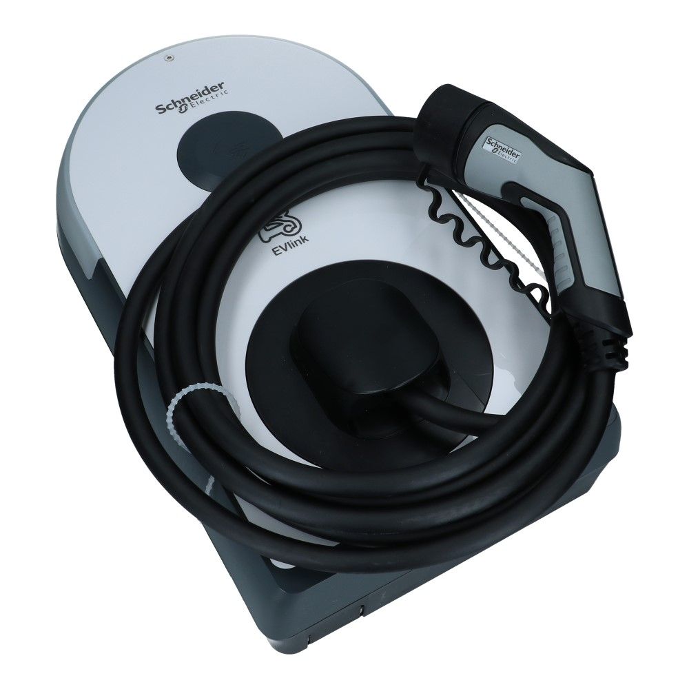 Evlink Pro Oplaadpunt T2 aansluitkabel 5 meter 3 fase 22kW A-30mA Evlink Pro Oplaadpunt T2 aansluitkabel 5 meter 3 fase 22kW A-30mA