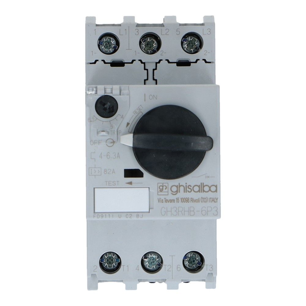 4-6.3A Motorbeveiligingsschakelaar 415VAC 100kA 4-6.3A Motorbeveiligingsschakelaar 415VAC 100kA