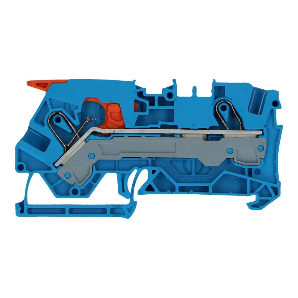 WAGO montageklem hendel 6mm² blauw WAGO montageklem hendel 6mm² blauw