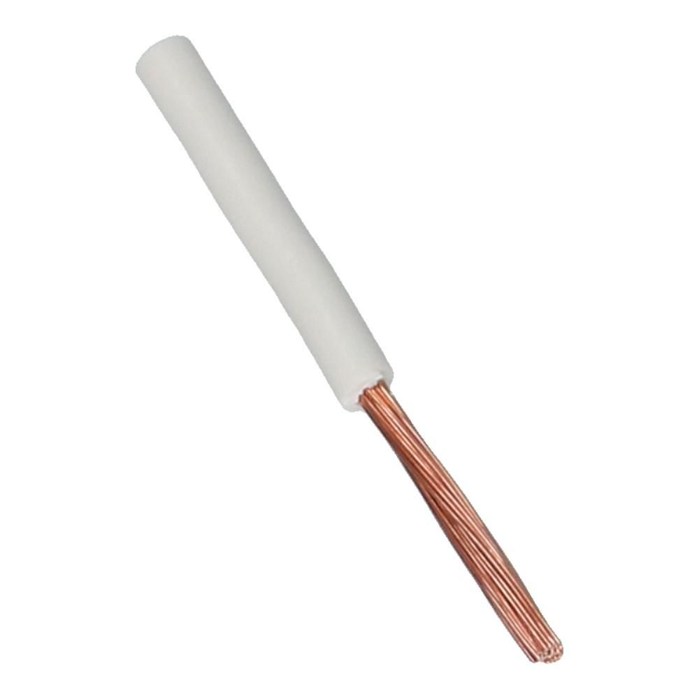 Montagedraad H07V2-K 1.5mm² wit 90°C Eca - 100 meter