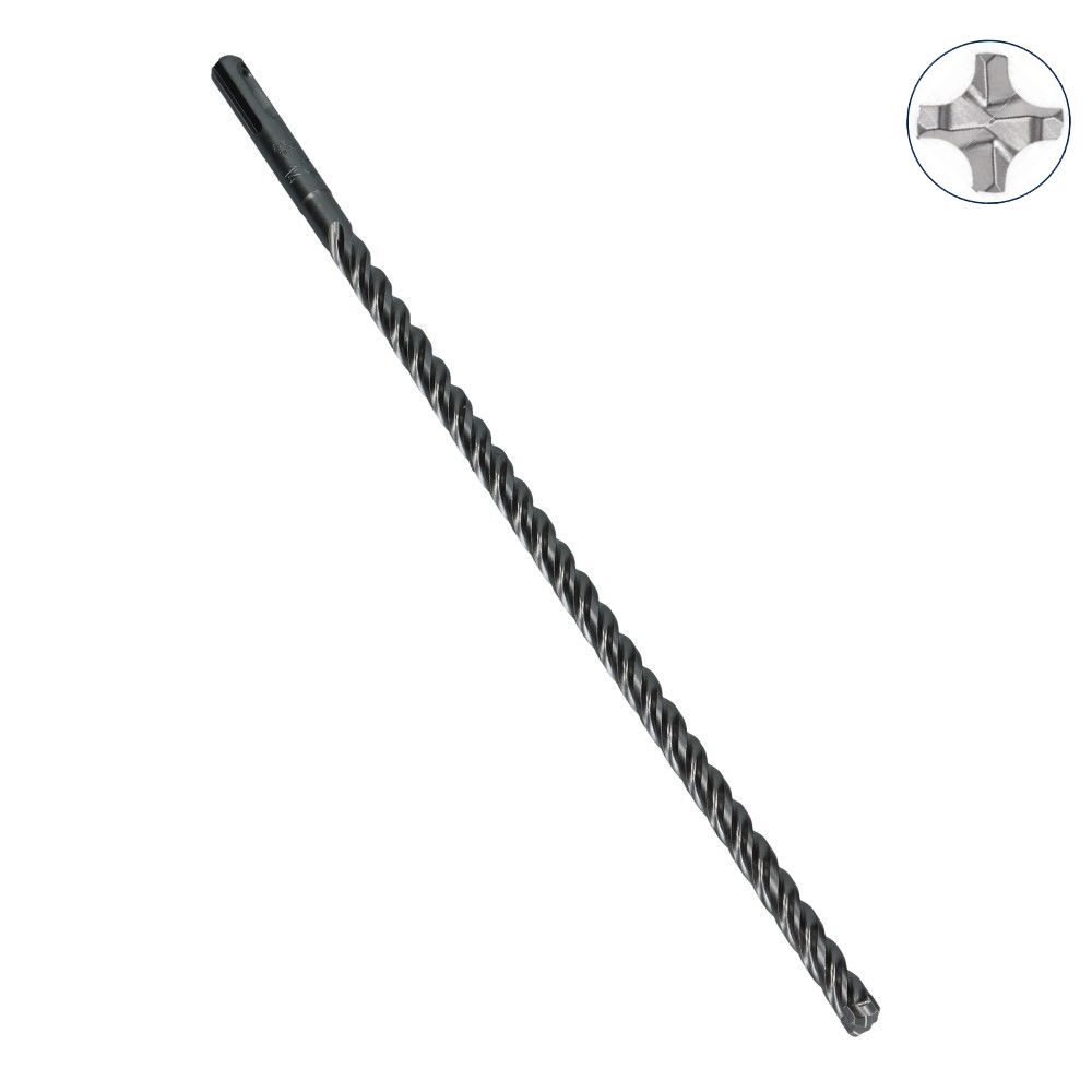 Hamerboor SDS+ Quattro-X 8.0x400 lengte boor 465mm Hamerboor SDS+ Quattro-X 8.0x400 lengte boor 465mm