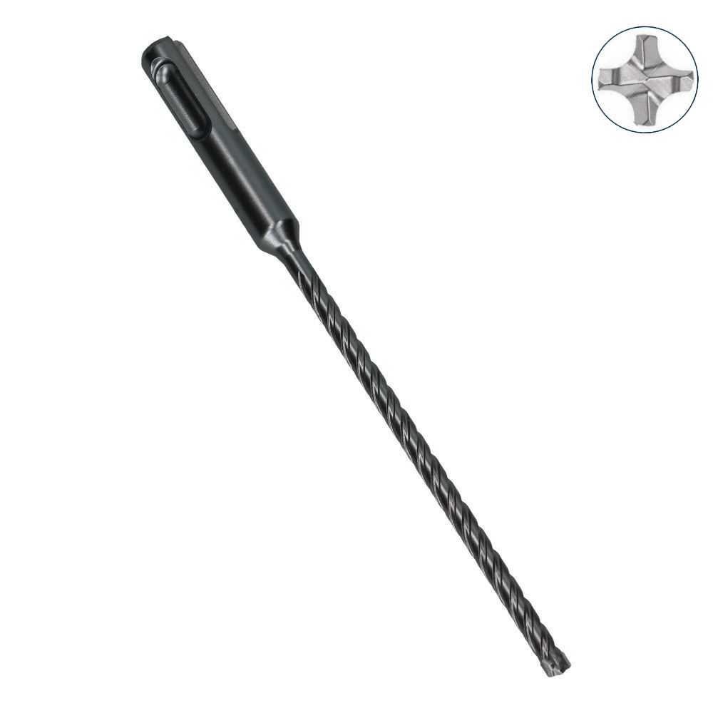 Hamerboor SDS+ Quattro-X 5.0x100 lengte boor 165mm Hamerboor SDS+ Quattro-X 5.0x100 lengte boor 165mm