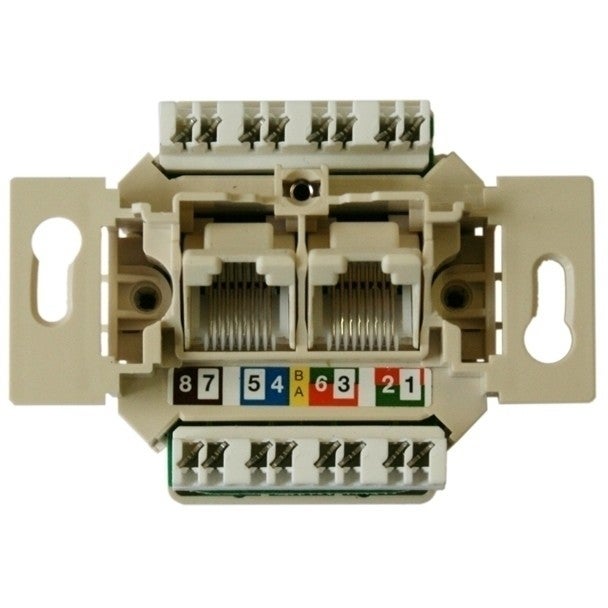 Inbouwsokkel 2xRJ45 CAT5e Inbouwsokkel 2xRJ45 CAT5e