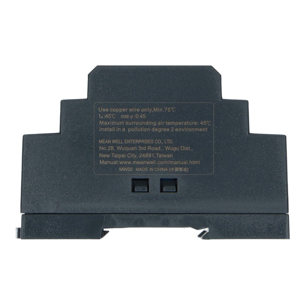 Voeding 24VDC 60W 2.5A dinrail ingang 85-264VAC Voeding 24VDC 60W 2.5A dinrail ingang 85-264VAC