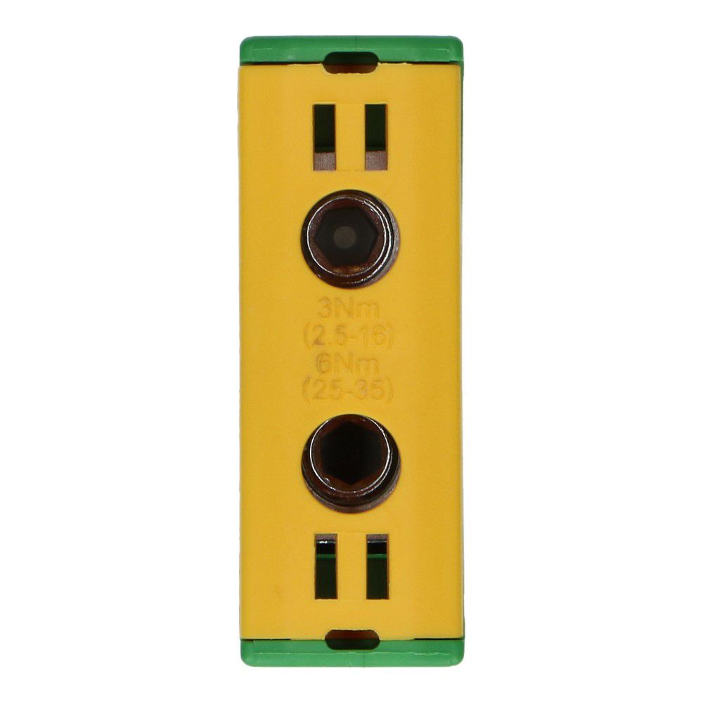 Aansluitklem CK1 geel/groen 2.5mm² t/m 35mm² Aansluitklem CK1 geel/groen 2.5mm² t/m 35mm²