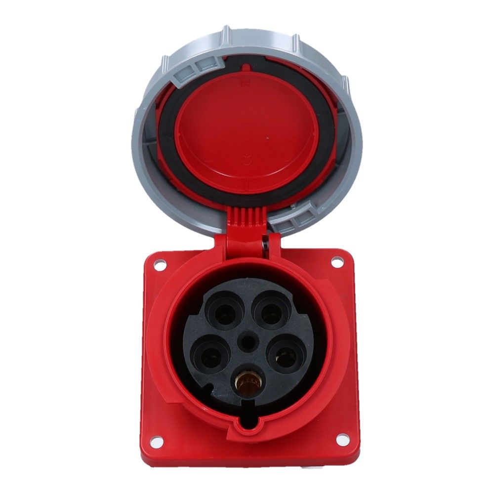 CEE female 5 polig 6H 125A IP67 inbouw wcd 380-415VAC CEE female 5 polig 6H 125A IP67 inbouw wcd 380-415VAC