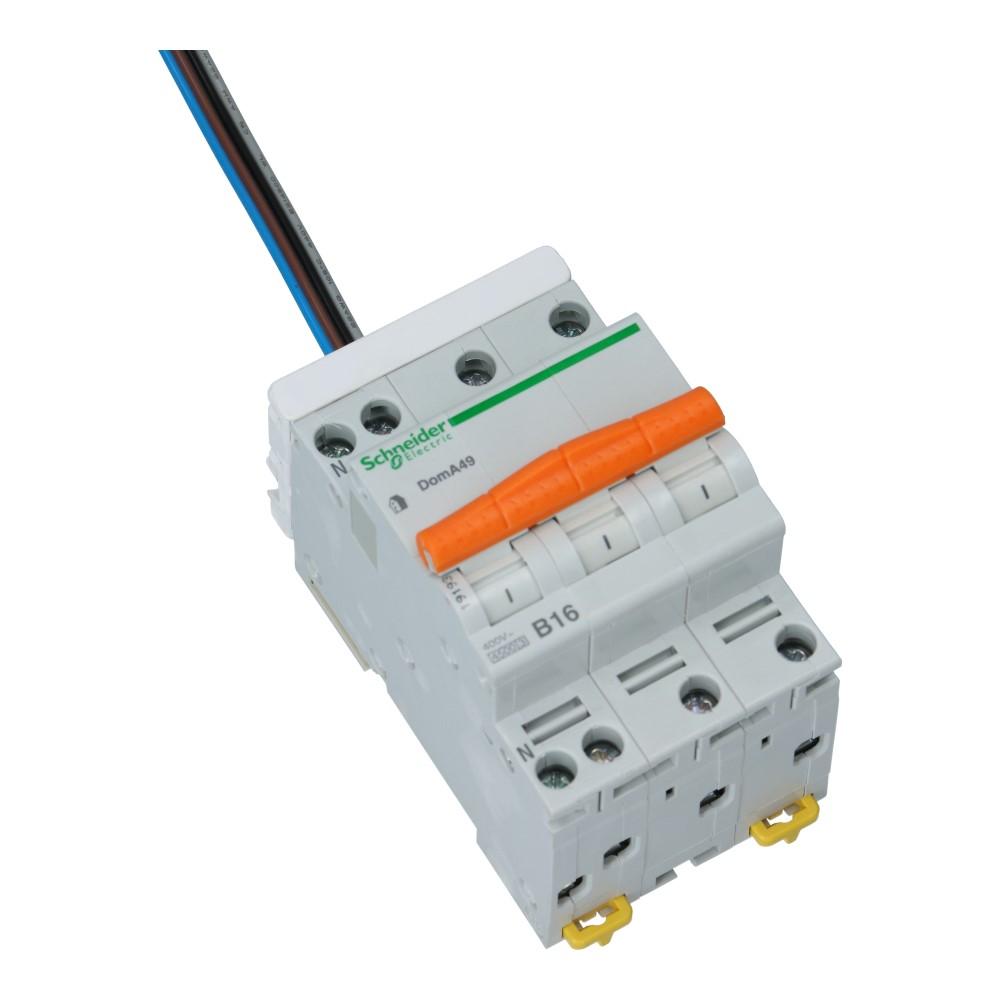 Acti9 PowerTag 3 polig + nul bovenmontage pitch 9mm Acti9 PowerTag 3 polig + nul bovenmontage pitch 9mm