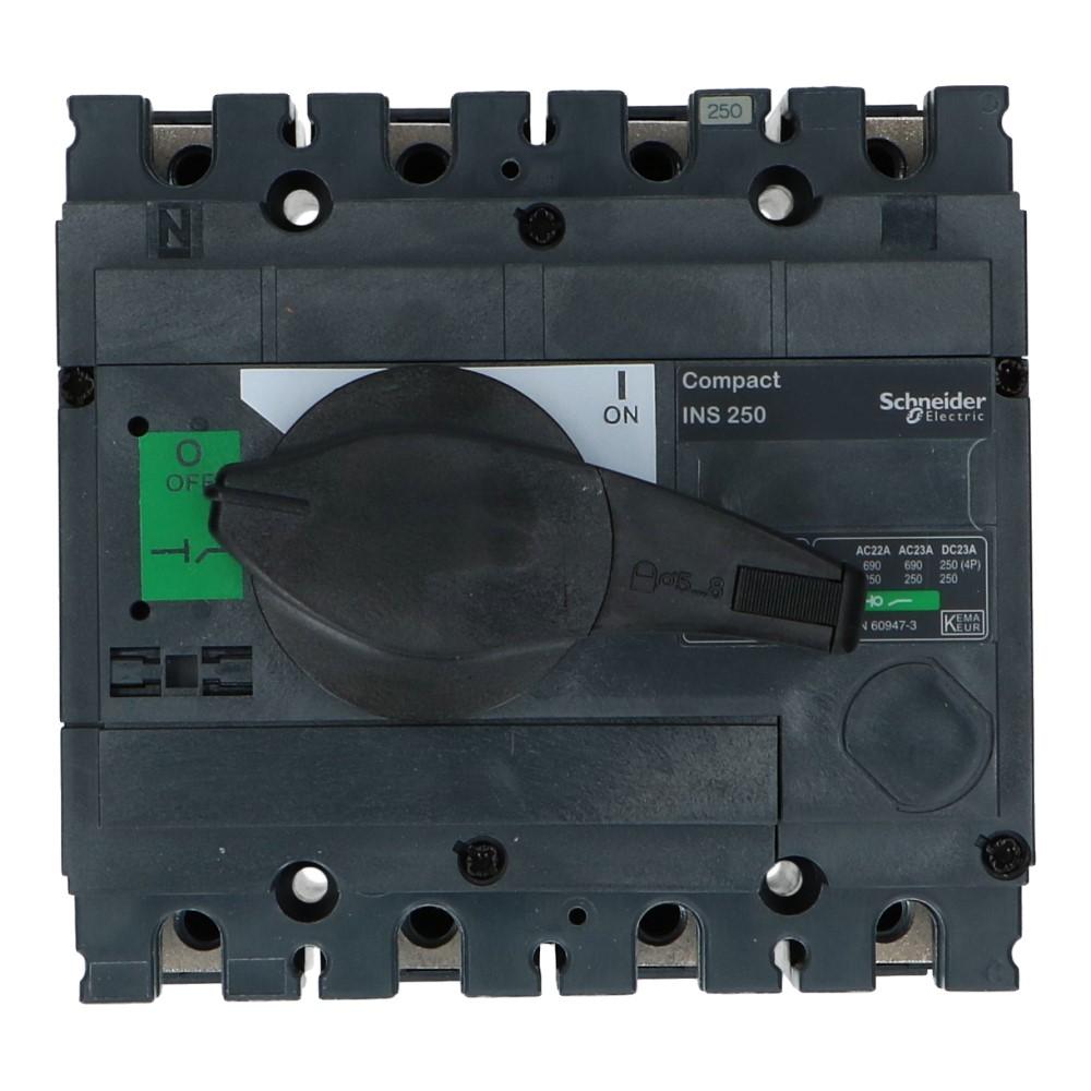 Lastschakelaar 4 polig 250A Compact INS250 hoofdschakelaar Lastschakelaar 4 polig 250A Compact INS250 hoofdschakelaar