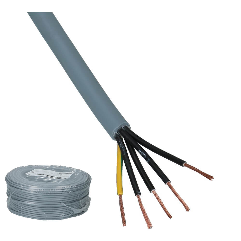 Stuurstroomkabel JZ-500 5x0.75mm² grijs - 100 meter