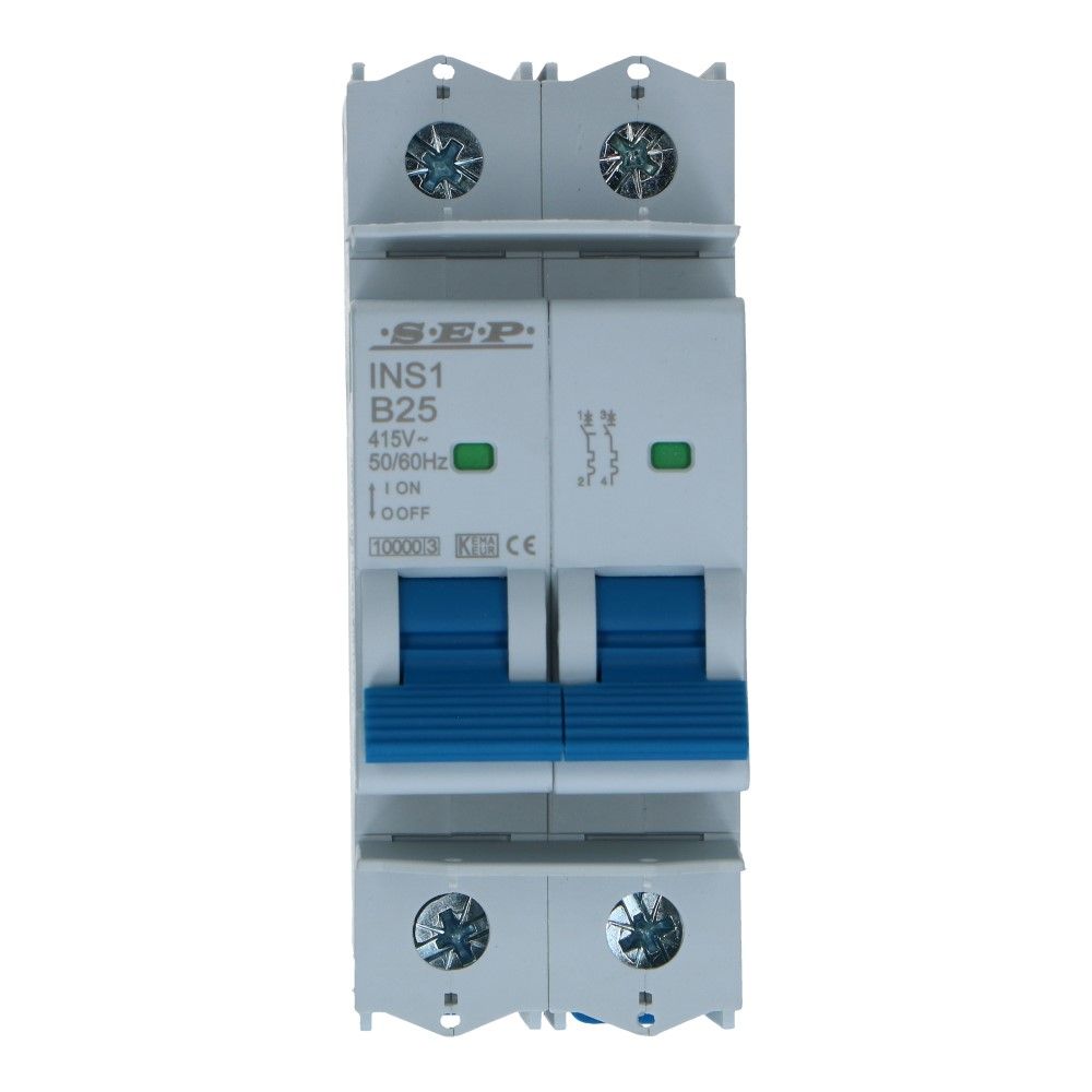 Installatieautomaat  2 polig 16A karakteristiek B 10/15kA INS1 Installatieautomaat  2 polig 16A karakteristiek B 10/15kA INS1