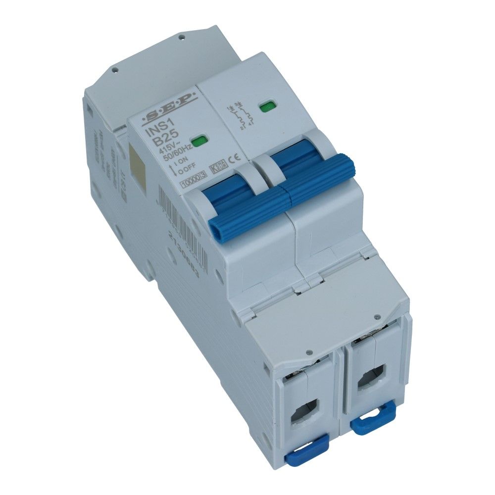 Installatieautomaat  2 polig 16A karakteristiek B 10/15kA INS1 Installatieautomaat  2 polig 16A karakteristiek B 10/15kA INS1
