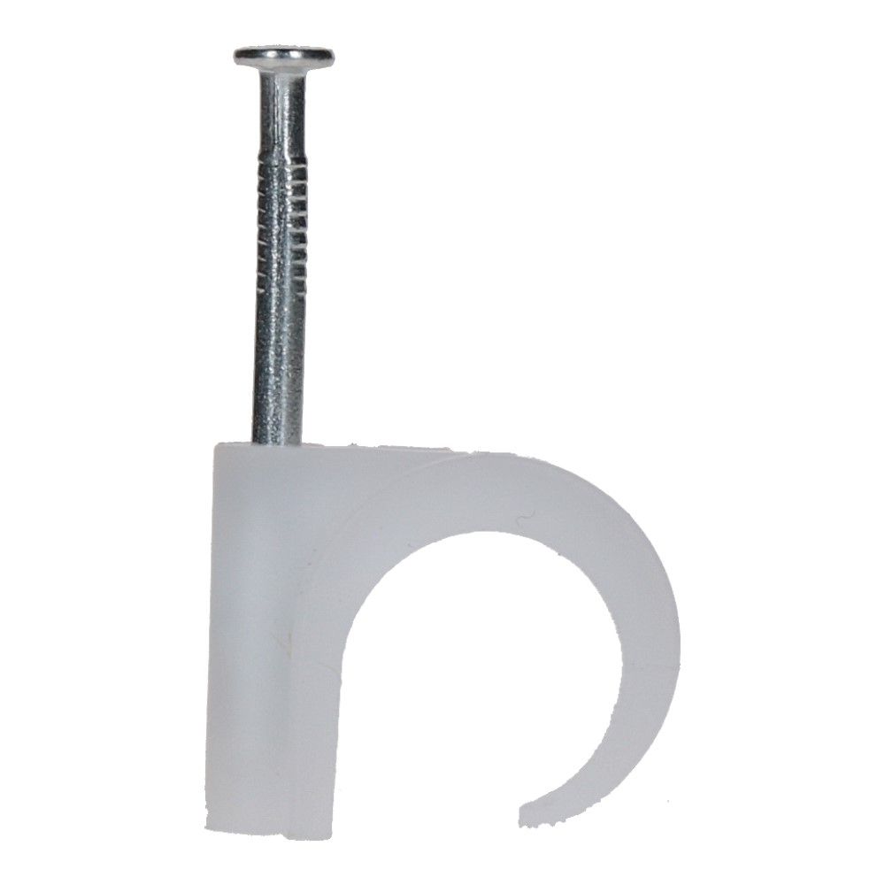 Spijkerclip universeel 16-19mm wit - 50 stuks Spijkerclip universeel 16-19mm wit - 50 stuks
